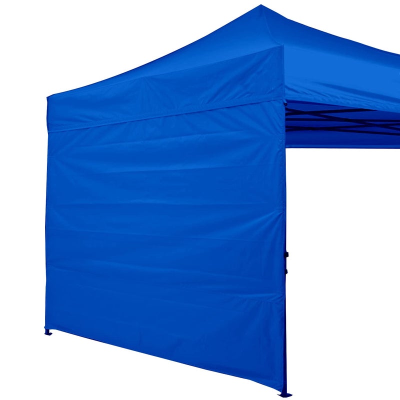 ABCCANOPY Instant Canopy SunWall 10x10 FT, 1 Pack Sidewall Only, No Frame or Top, Blue - Image 1